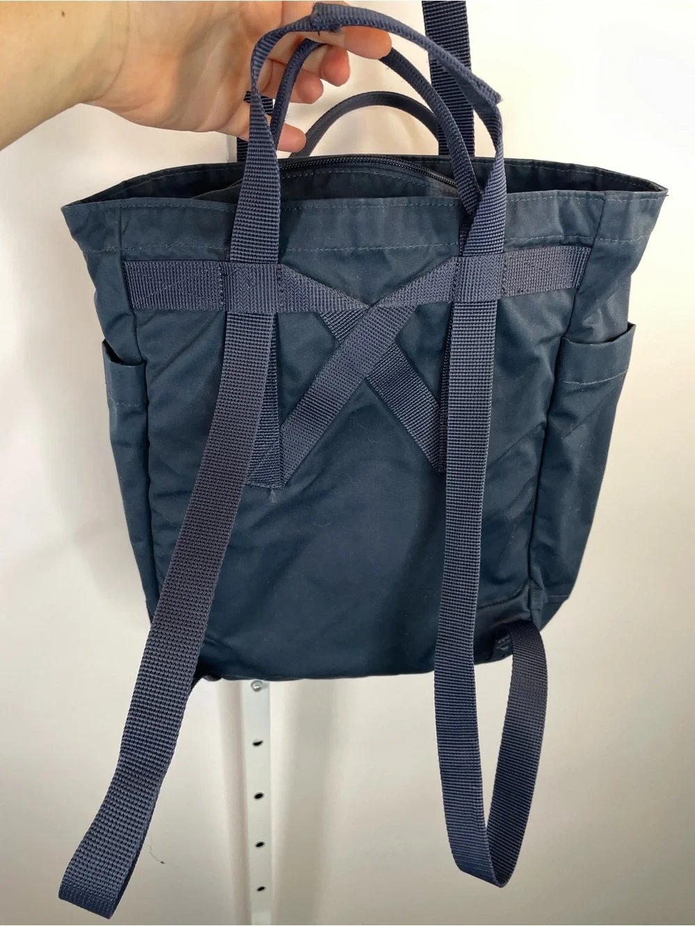 Fjallraven | Kanken Totepack Convertible Tote Bag Backpack Navy Blue G1000